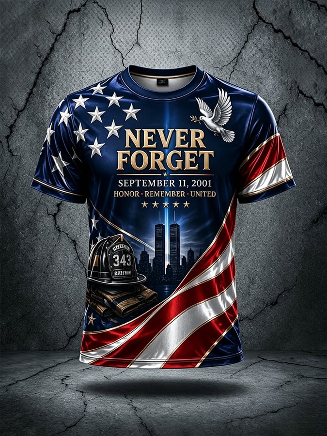 Men's 9.11 Never Forget Shirt
